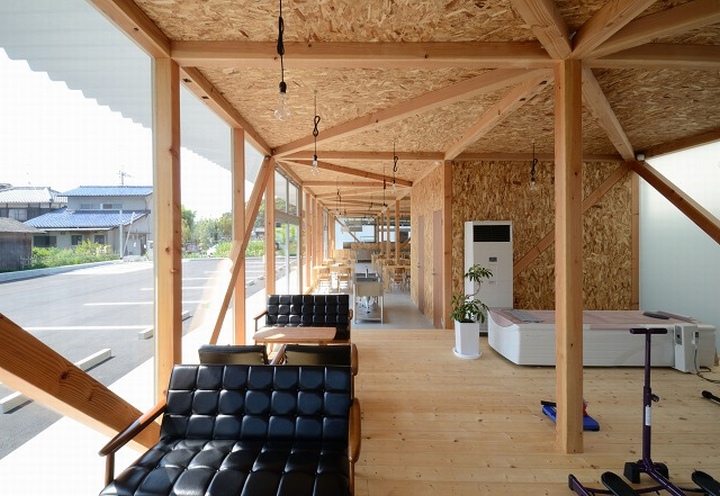 Cafeteria in Ushimado餐廳的空間設(shè)計(jì)